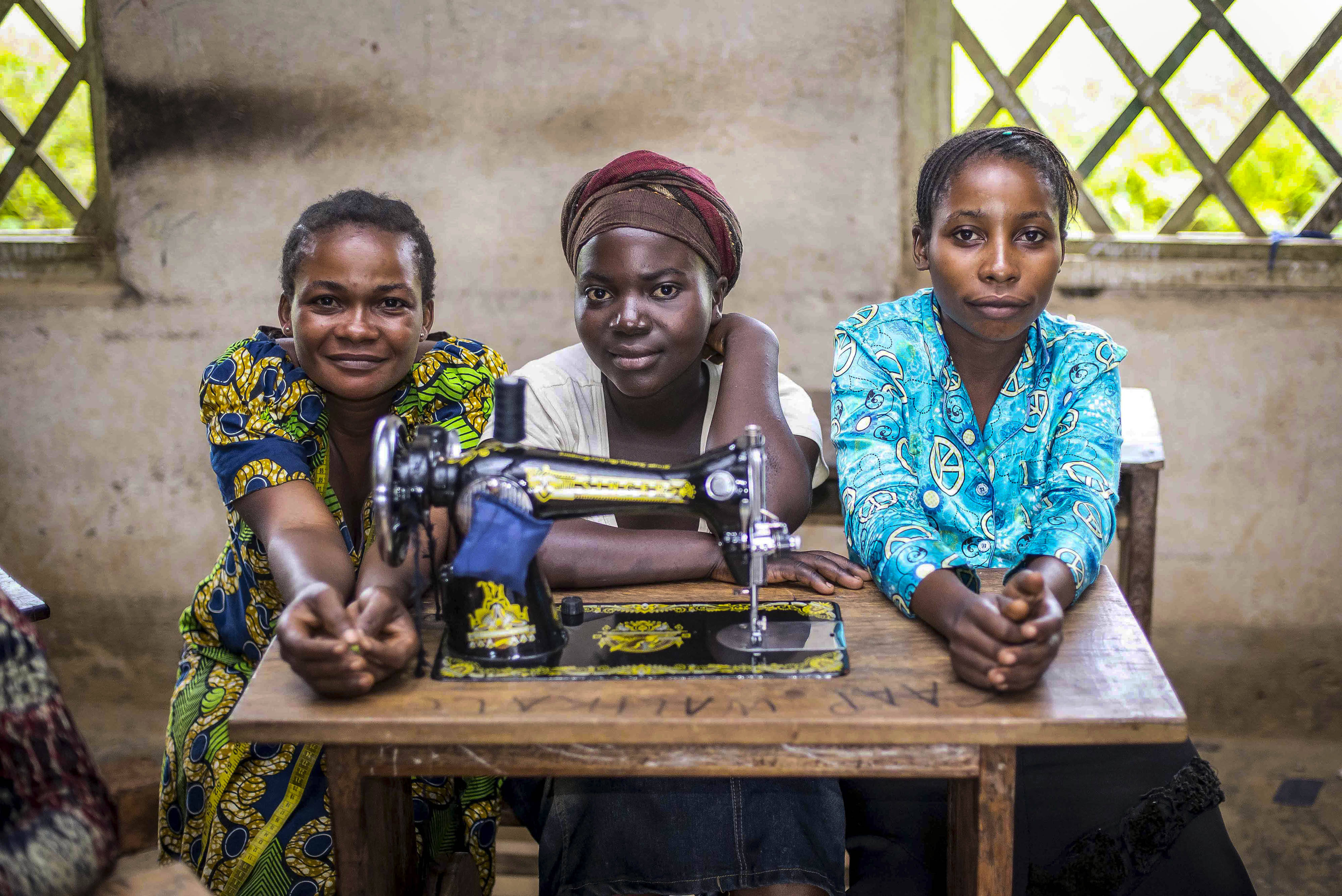 women sewing